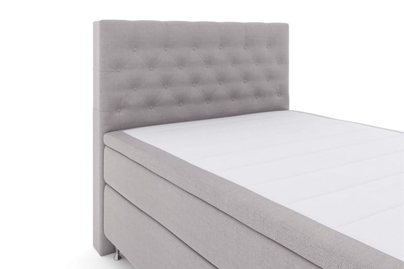 Select No 4 Komplett Sängpaket 140x200 Medium - Ljusgrå/Silver - Products - Möbler - Säng - Kontinentalsäng