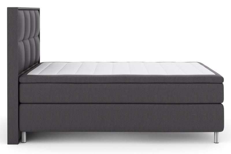 Select No 4 Komplett Sängpaket 140x200 Medium - Mörkgrå/Metall - Products - Möbler - Säng - Kontinentalsäng