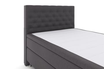 Select No 4 Komplett Sängpaket 140x200 Medium - Mörkgrå/Silver - Products - Möbler - Säng - Kontinentalsäng