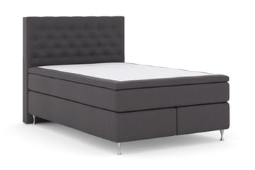 Select No 4 Komplett Sängpaket 140x200 Medium - Mörkgrå/Silver - Products - Möbler - Säng - Kontinentalsäng