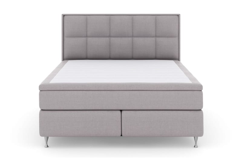 Select No 4 Komplett Sängpaket 160x200 Fast - Ljusgrå/Silver - Products - Möbler - Säng - Kontinentalsäng