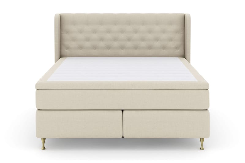 Select No 4 Komplett Sängpaket 160x200 Fast/Medium - Beige/Guld - Products - Möbler - Säng - Kontinentalsäng