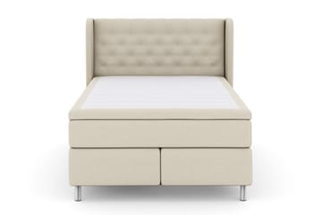 Select No 4 Komplett Sängpaket 160x200 Fast/Medium - Beige/Metall - Products - Möbler - Säng - Kontinentalsäng