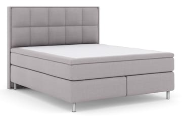 Select No 4 Komplett Sängpaket 160x200 Medium - Ljusgrå/Metall - Products - Möbler - Säng - Kontinentalsäng