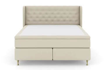 Select No 4 Komplett Sängpaket 180x200 Fast - Beige/Guld - Products - Möbler - Säng - Kontinentalsäng