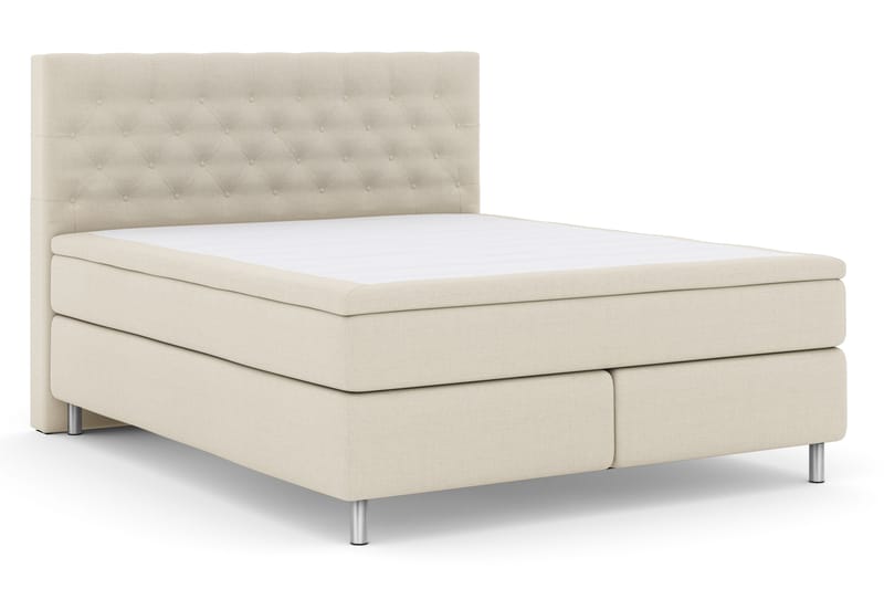 Select No 4 Komplett Sängpaket 180x200 Fast - Beige/Metall - Products - Möbler - Säng - Kontinentalsäng
