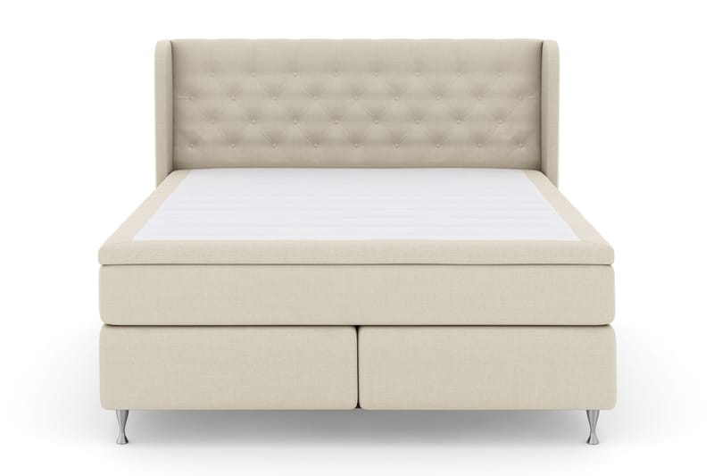Select No 4 Komplett Sängpaket 180x200 Fast - Beige/Silver - Products - Möbler - Säng - Kontinentalsäng