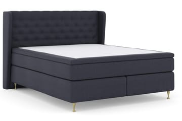 Select No 4 Komplett Sängpaket 180x200 Fast - Blå/Guld - Products - Möbler - S äng - Kontinentalsäng