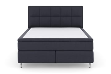 Select No 4 Komplett Sängpaket 180x200 Fast - Blå/Silver - Products - Möbler - Säng - Kontinentalsäng