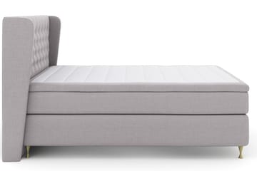 Select No 4 Komplett Sängpaket 180x200 Fast - Ljusgrå/Guld - Products - Möbler - Säng - Kontinentalsäng