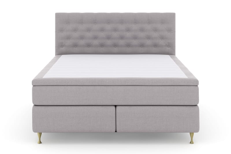 Select No 4 Komplett Sängpaket 180x200 Fast - Ljusgrå/Guld - Products - Möbler - Säng - Kontinentalsäng