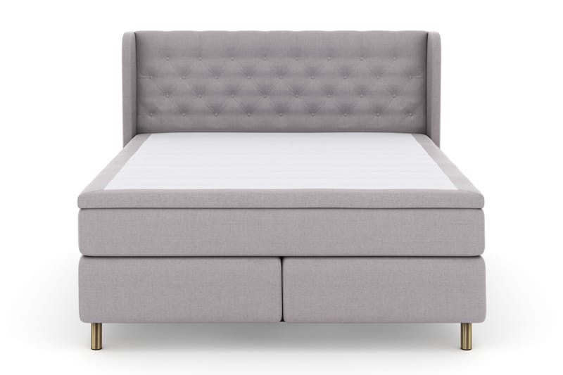 Select No 4 Komplett Sängpaket 180x200 Fast - Ljusgrå/Koppar - Products - Möbler - Säng - Kontinentalsäng