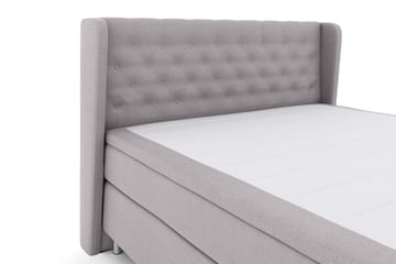 Select No 4 Komplett Sängpaket 180x200 Fast - Ljusgrå/Metall - Products - Möbler - Säng - Kontinentalsäng