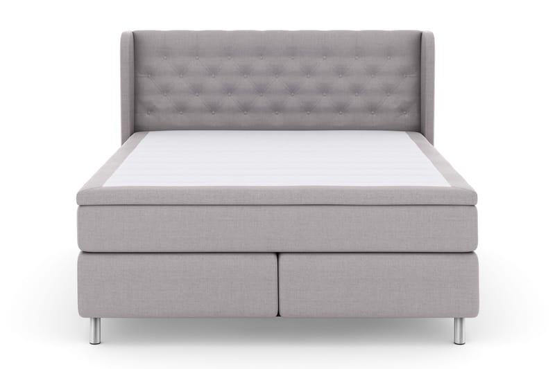 Select No 4 Komplett Sängpaket 180x200 Fast - Ljusgrå/Metall - Products - Möbler - Säng - Kontinentalsäng