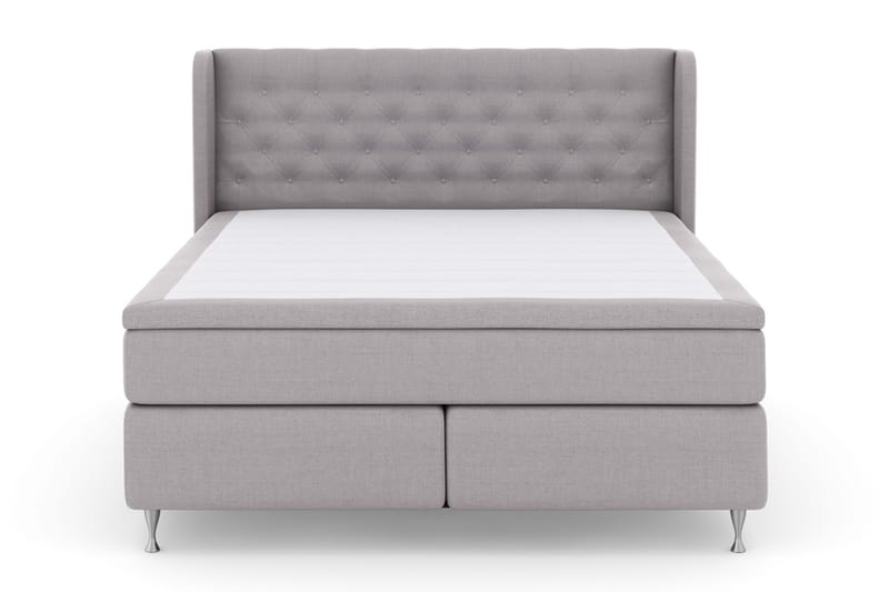 Select No 4 Komplett Sängpaket 180x200 Fast - Ljusgrå/Silver - Products - Möbler - Säng - Kontinentalsäng