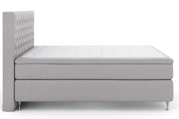 Select No 4 Komplett Sängpaket 180x200 Fast - Ljusgrå/Silver - Products - Möbler - Säng - Kontinentalsäng