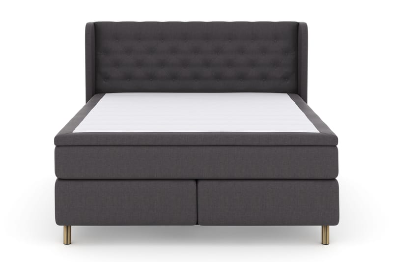 Select No 4 Komplett Sängpaket 180x200 Fast - Mörkgrå/Koppar - Products - Möbler - Säng - Kontinentalsäng
