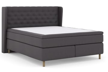 Select No 4 Komplett Sängpaket 180x200 Fast - Mörkgrå/Koppar - Products - Möbler - Säng - Kontinentalsäng