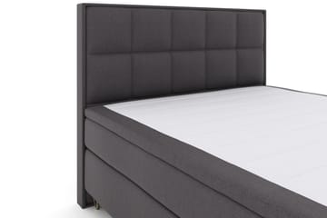 Select No 4 Komplett Sängpaket 180x200 Fast - Mörkgrå/Metall V-form - Products - Möbler - Säng - Kontinentalsäng