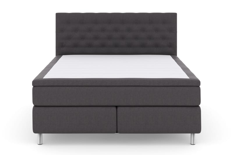 Select No 4 Komplett Sängpaket 180x200 Fast - Mörkgrå/Metall - Products - Möbler - Säng - Kontinentalsäng