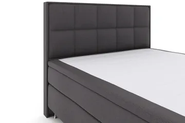 Select No 4 Komplett Sängpaket 180x200 Fast - Mörkgrå/Silver - Products - Möbler - Säng - Kontinentalsäng
