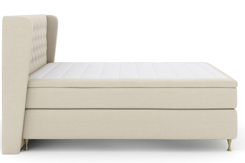 Select No 4 Komplett Sängpaket 180x200 Fast/Medium - Beige/Guld - Products - Möbler - Säng - Kontinentalsäng