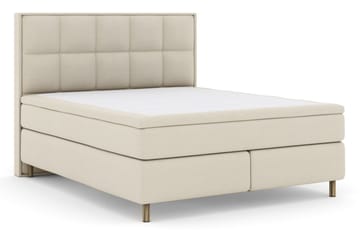 Select No 4 Komplett Sängpaket 180x200 Fast/Medium - Beige/Koppar - Products - Möbler - Säng - Kontinentalsäng