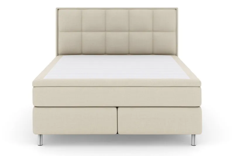 Select No 4 Komplett Sängpaket 180x200 Fast/Medium - Beige/Metall - Products - Möbler - Säng - Kontinentalsäng