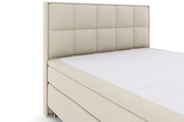 Select No 4 Komplett Sängpaket 180x200 Fast/Medium - Beige/Silver - Products - Möbler - Säng - Kontinentalsäng