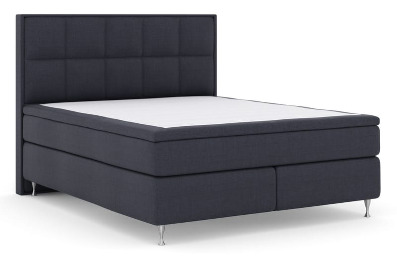 Select No 4 Komplett Sängpaket 180x200 Fast/Medium - Blå/Silver - Products - Möbler - Säng - Kontinentalsäng