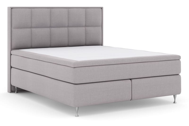 Select No 4 Komplett Sängpaket 180x200 Fast/Medium - Ljusgrå/Silver - Products - Möbler - Säng - Kontinentalsäng