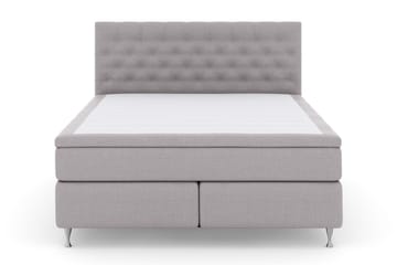 Select No 4 Komplett Sängpaket 180x200 Fast/Medium - Ljusgrå/Silver - Products - Möbler - Säng - Kontinentalsäng