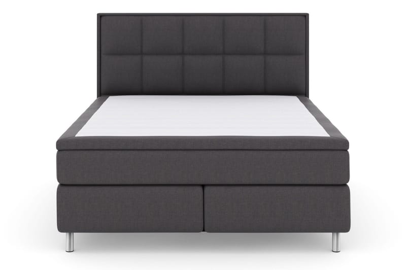 Select No 4 Komplett Sängpaket 180x200 Fast/Medium - Mörkgrå/Metall - Products - Möbler - Säng - Kontinentalsäng