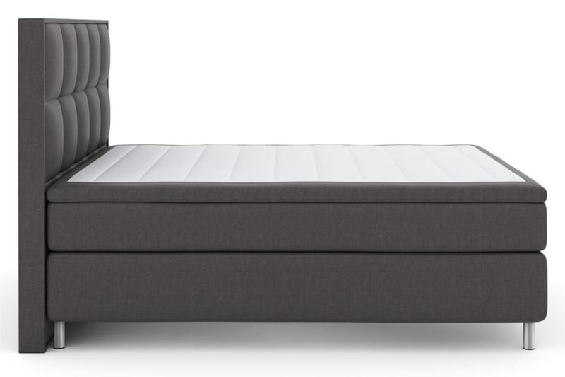 Select No 4 Komplett Sängpaket 180x200 Fast/Medium - Mörkgrå/Metall - Products - Möbler - Säng - Kontinentalsäng