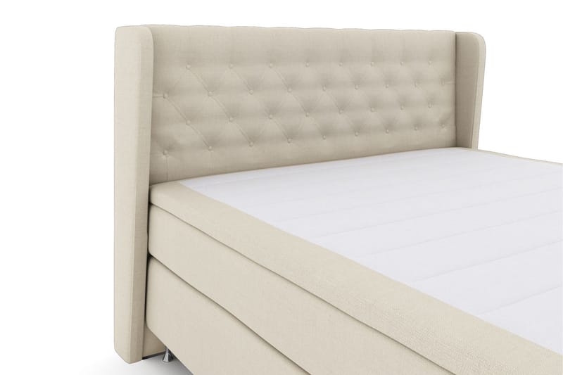 Select No 4 Komplett Sängpaket 180x200 Medium - Beige/Silver - Products - Möbler - Säng - Kontinentalsäng