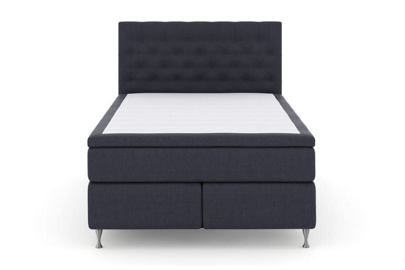 Select No 4 Kontinentalsäng 140x200 Fast/Medium - Blå/Silver - Products - Möbler - Säng - Kontinentalsäng