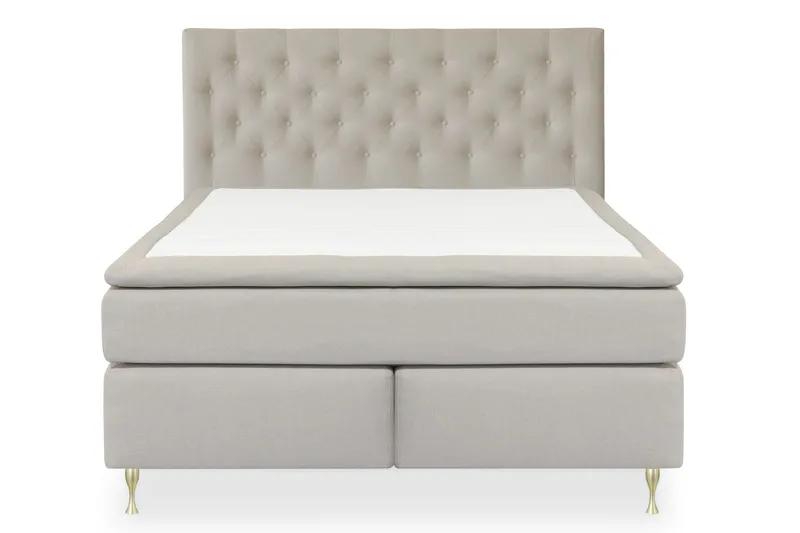 Select No 4 Kontinentalsäng 180x200 Fast - Beige/Guld - Products - Möbler - Säng - Kontinentalsäng