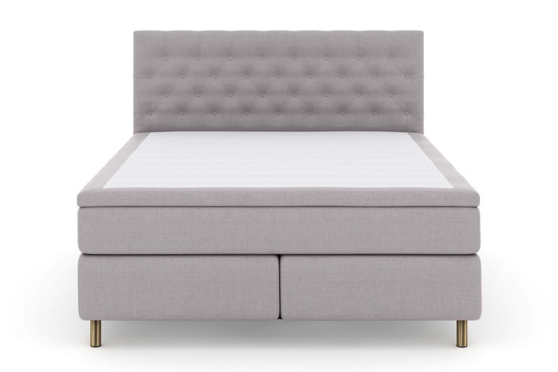 Select No 4 Kontinentalsäng 180x200 Fast - Ljusgrå/Koppar - Products - Möbler - Säng - Kontinentalsäng