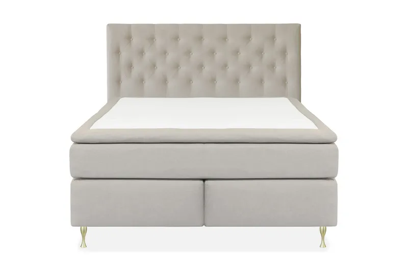 Select No 4 Kontinentalsäng 180x200 Fast/Medium - Beige/Guld - Products - Möbler - Säng - Kontinentalsäng
