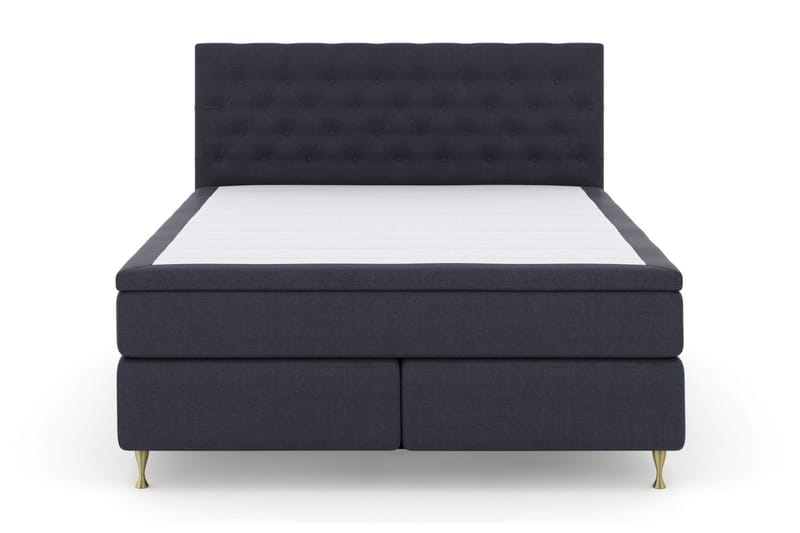 Select No 4 Kontinentalsäng 180x200 Fast/Medium - Blå/Guld - Products - Möbler - Säng - Kontinentalsäng