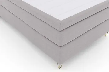 Select No 5 Komplett Sängpaket 120x200 Fast Latex - Ljusgrå/Metall V-form - Products - Möbler - Säng - Enkelsäng