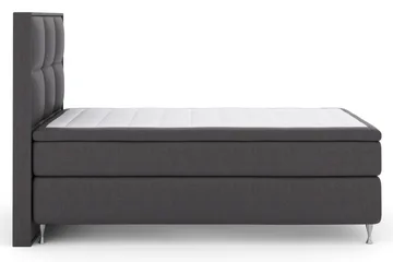 Select No 5 Komplett Sängpaket 120x200 Fast Latex - Mörkgrå/Silver - Products - Möbler - Säng - Enkelsäng