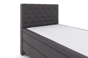 Select No 5 Komplett Sängpaket 120x200 Fast Latex - Mörkgrå/Silver - Products - Möbler - Säng - Enkelsäng
