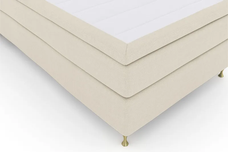 Select No 5 Komplett Sängpaket 120x200 Fast Watergel - Beige/Guld - Products - Möbler - Säng - Enkelsäng