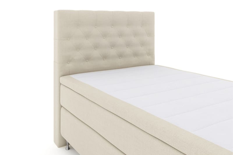 Select No 5 Komplett Sängpaket 120x200 Fast Watergel - Beige/Silver - Products - Möbler - Säng - Enkelsäng