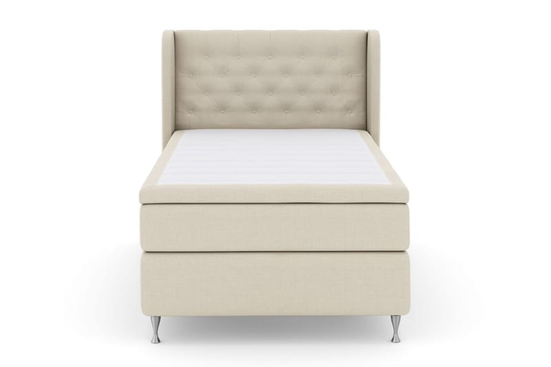 Select No 5 Komplett Sängpaket 120x200 Fast Watergel - Beige/Silver - Products - Möbler - Säng - Enkelsäng