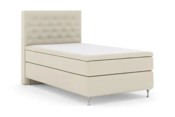 Select No 5 Komplett Sängpaket 120x200 Fast Watergel - Beige/Silver - Products - Möbler - Säng - Enkelsäng