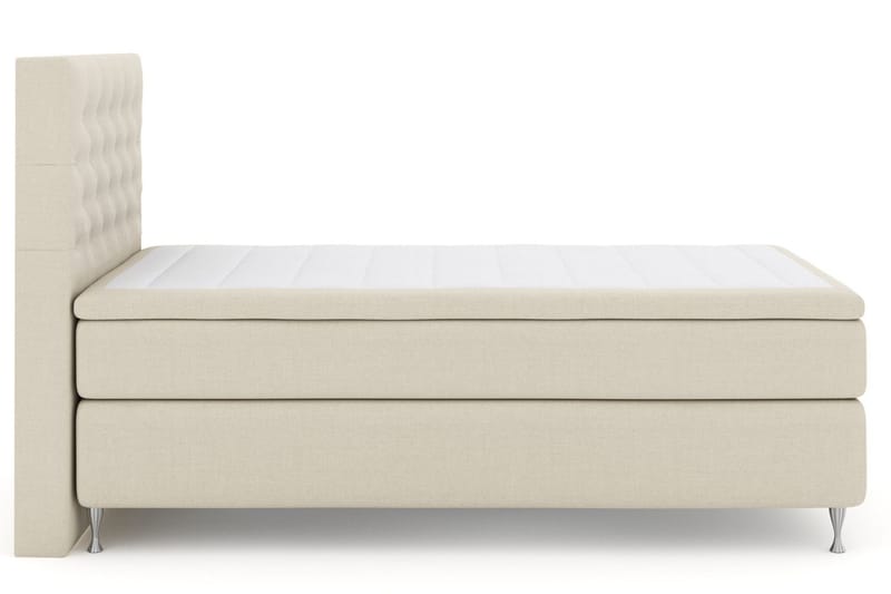 Select No 5 Komplett Sängpaket 120x200 Fast Watergel - Beige/Silver - Products - Möbler - Säng - Enkelsäng