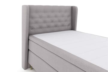 Select No 5 Komplett Sängpaket 120x200 Fast Watergel - Ljusgrå/Guld - Products - Möbler - Säng - Enkelsäng