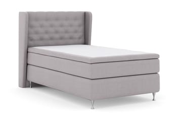 Select No 5 Komplett Sängpaket 120x200 Fast Watergel - Ljusgrå/Silver - Products - Möbler - Säng - Enkelsäng
